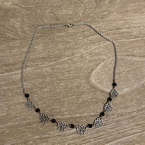 James Avery Sorrento onyx filigree necklace
